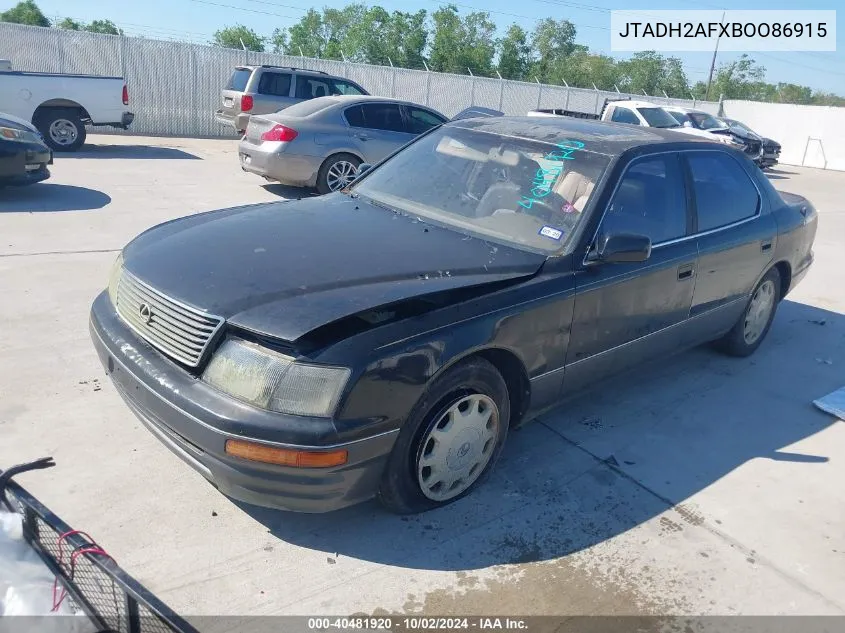 1997 Lexus Ls 400 VIN: JTADH2AFXBOO86915 Lot: 40481920