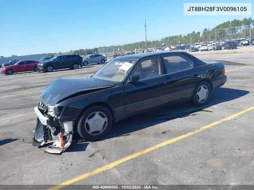 1997 Lexus Ls 400 VIN: JT8BH28F3V0096105 Lot: 40668095