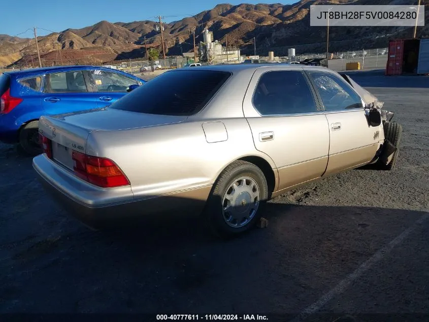 1997 Lexus Ls 400 VIN: JT8BH28F5V0084280 Lot: 40777611