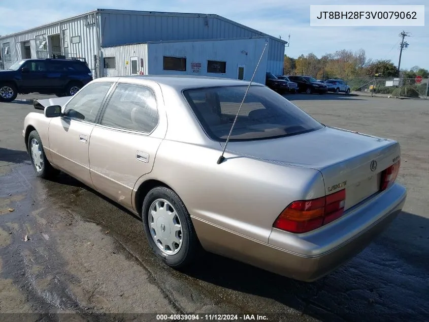 1997 Lexus Ls 400 Luxury Sdn Base (A4) VIN: JT8BH28F3V0079062 Lot: 40839094