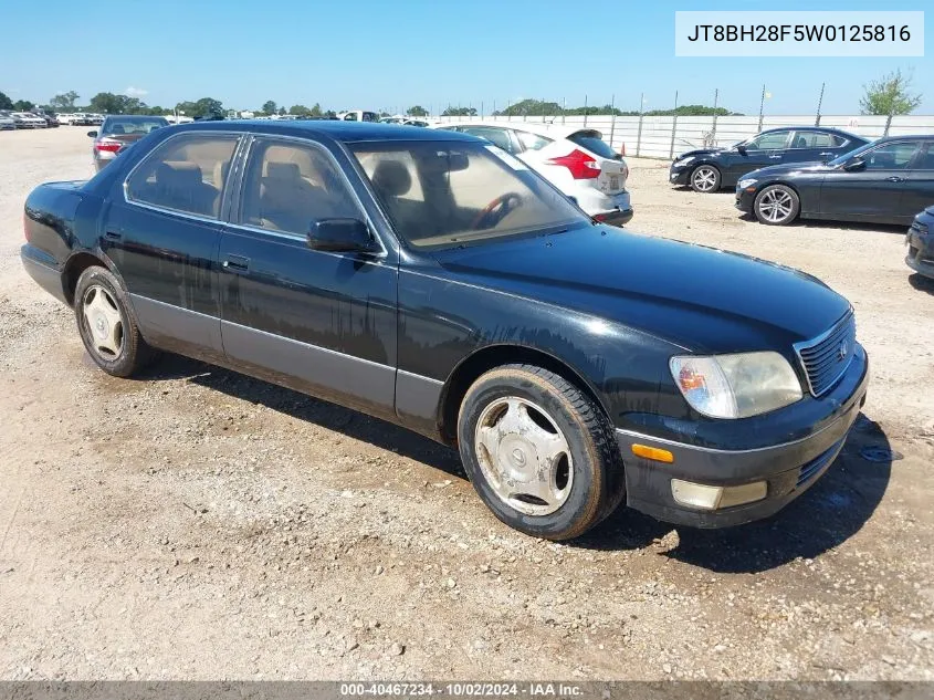 1998 Lexus Ls 400 VIN: JT8BH28F5W0125816 Lot: 40467234