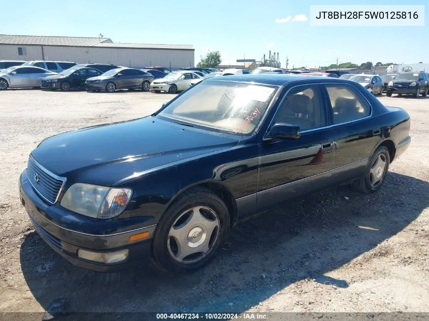 1998 Lexus Ls 400 VIN: JT8BH28F5W0125816 Lot: 40467234