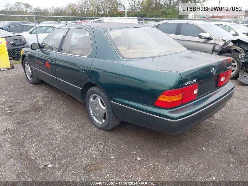 1998 Lexus Ls 400 VIN: JT8BH28F9W0127052 Lot: 40793367