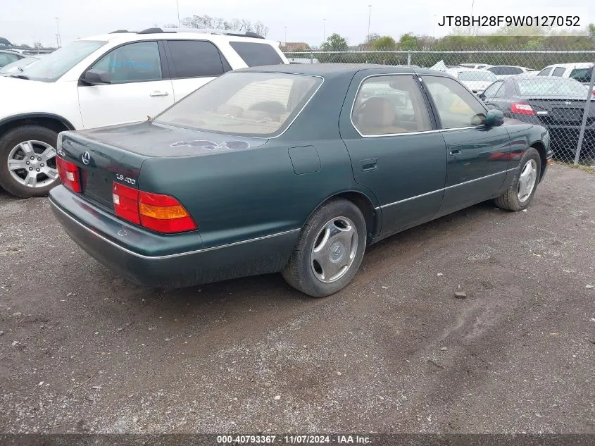 1998 Lexus Ls 400 VIN: JT8BH28F9W0127052 Lot: 40793367