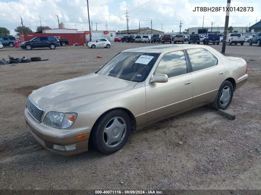 1999 Lexus Ls 400 VIN: JT8BH28F1X0142873 Lot: 40071116