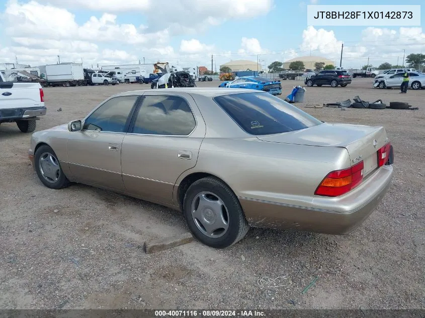 1999 Lexus Ls 400 VIN: JT8BH28F1X0142873 Lot: 40071116