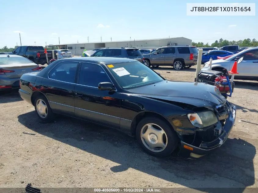 1999 Lexus Ls 400 VIN: JT8BH28F1X0151654 Lot: 40505600