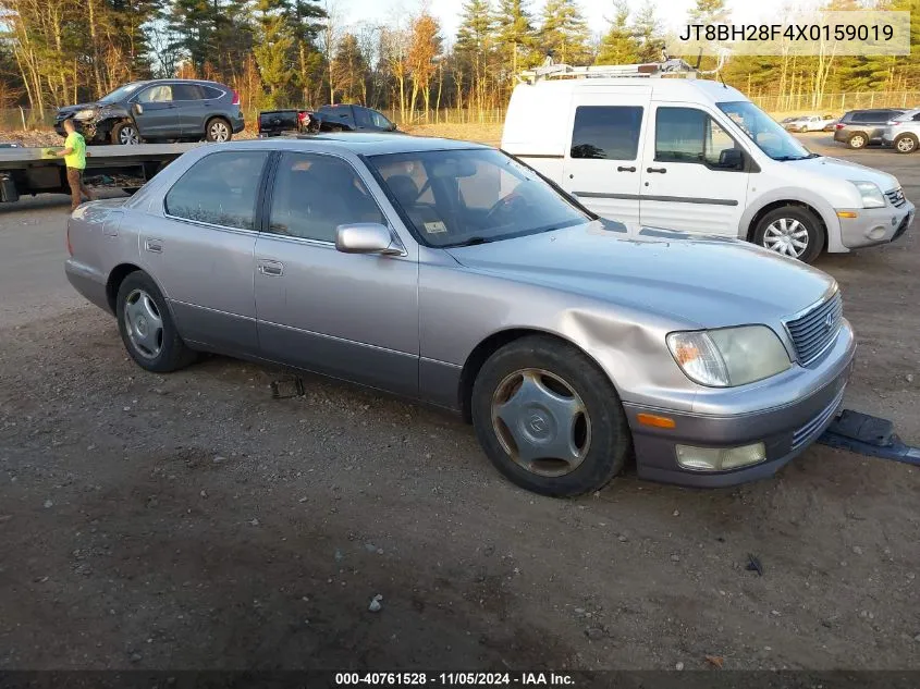 1999 Lexus Ls 400 VIN: JT8BH28F4X0159019 Lot: 40761528