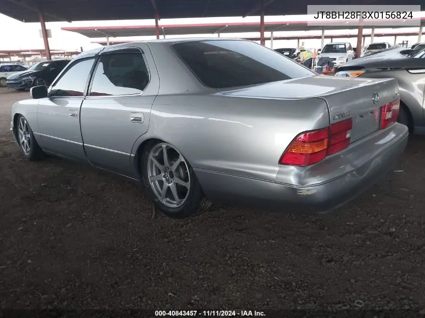 1999 Lexus Ls 400 VIN: JT8BH28F3X0156824 Lot: 40843457