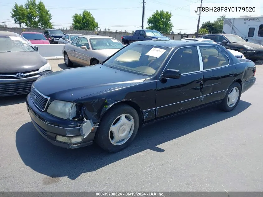 2000 Lexus Ls 400 VIN: JT8BH28F8Y0179520 Lot: 39708324