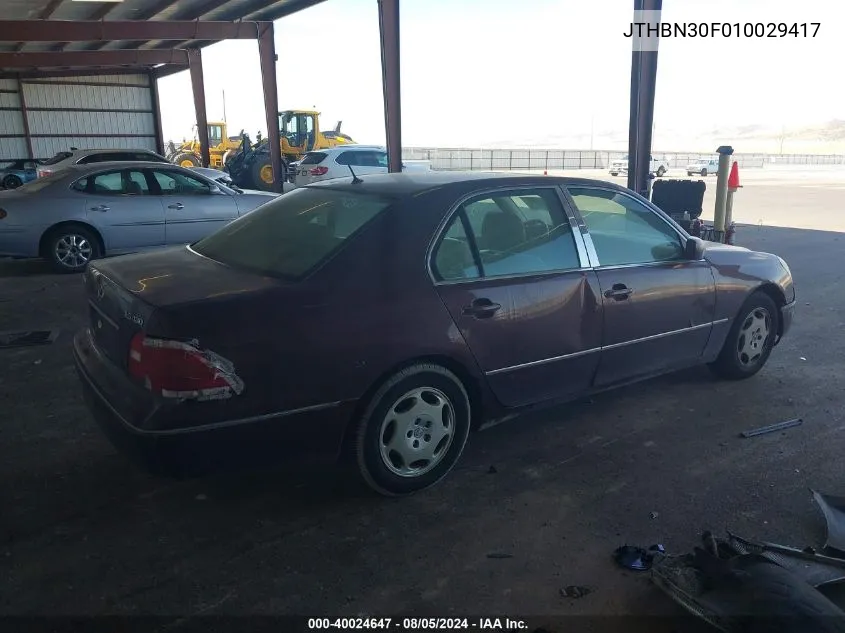 JTHBN30F010029417 2001 Lexus Ls 430