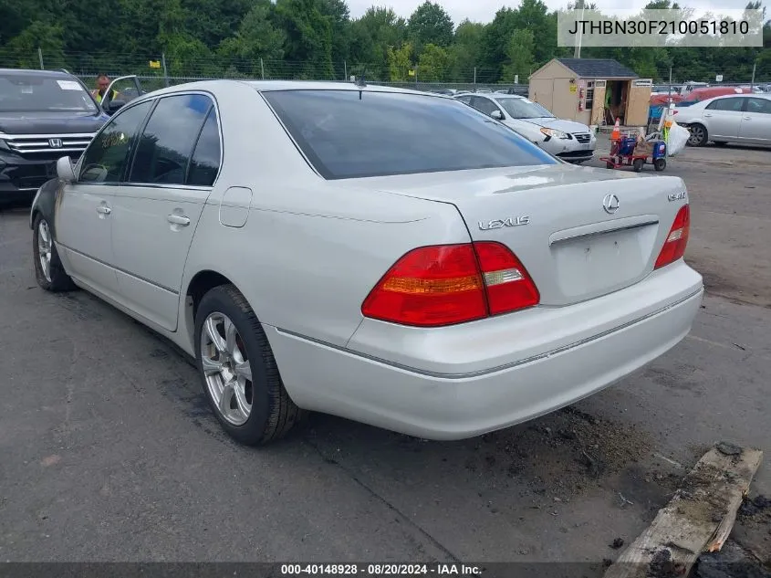 JTHBN30F210051810 2001 Lexus Ls 430