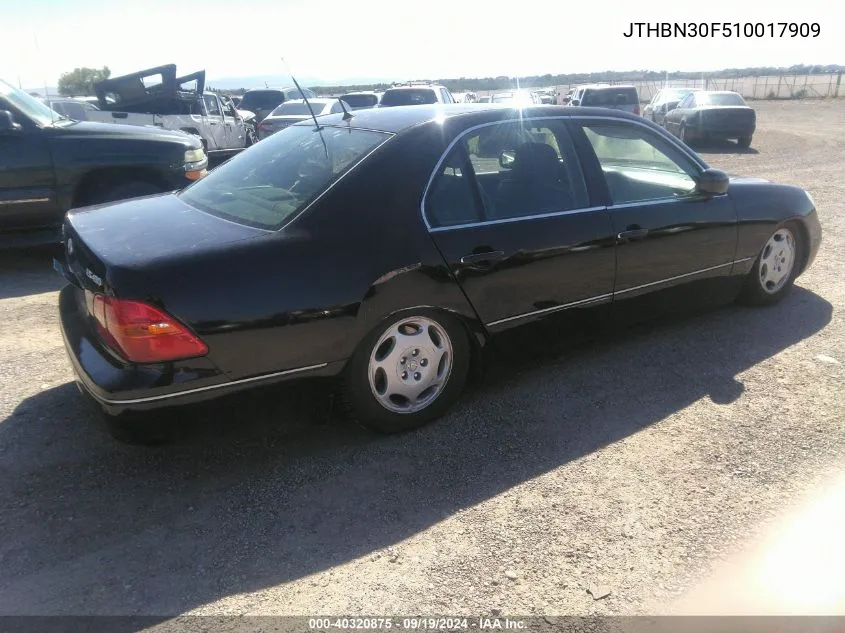 2001 Lexus Ls 430 VIN: JTHBN30F510017909 Lot: 40320875