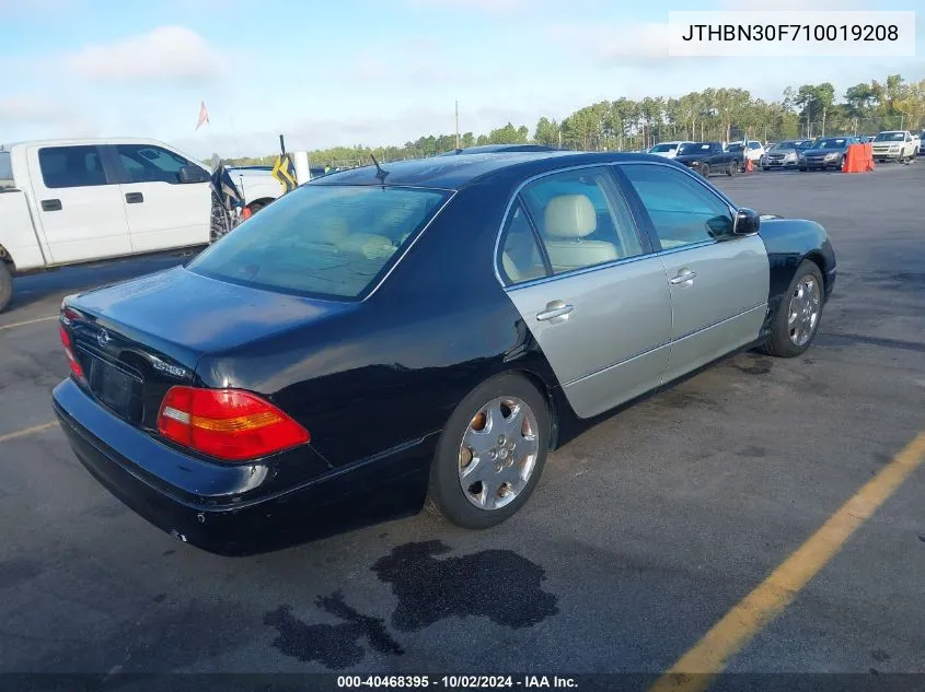 JTHBN30F710019208 2001 Lexus Ls 430