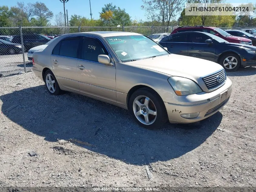 JTHBN30F610042124 2001 Lexus Ls 430