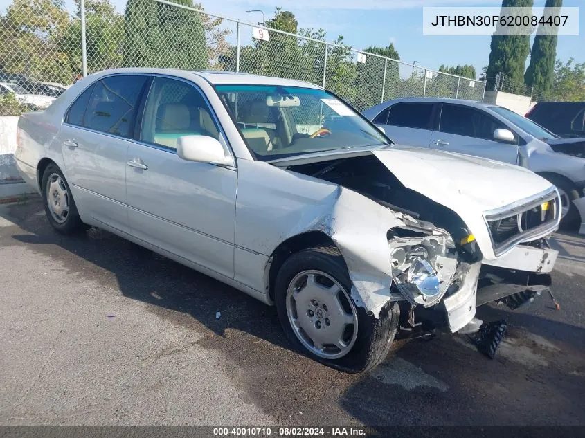 2002 Lexus Ls 430 VIN: JTHBN30F620084407 Lot: 40010710