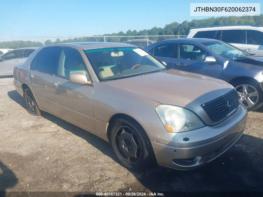 JTHBN30F620062374 2002 Lexus Ls 430