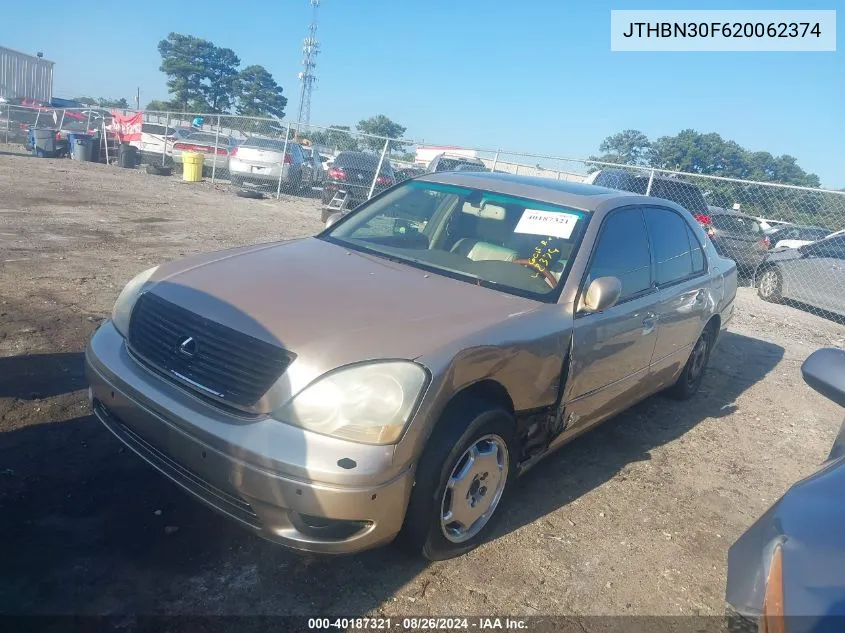 JTHBN30F620062374 2002 Lexus Ls 430