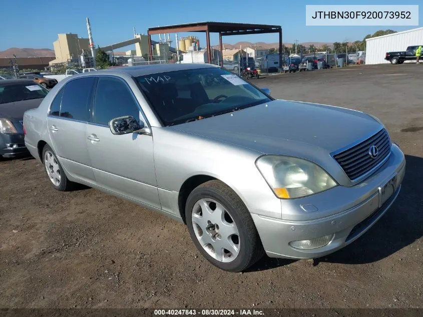 JTHBN30F920073952 2002 Lexus Ls 430