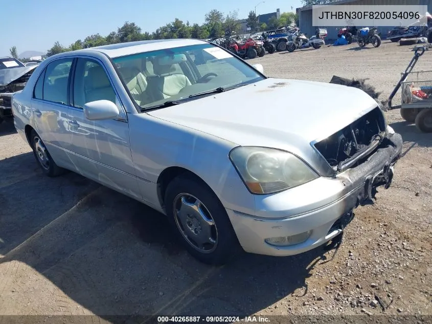 2002 Lexus Ls 430 VIN: JTHBN30F820054096 Lot: 40265887