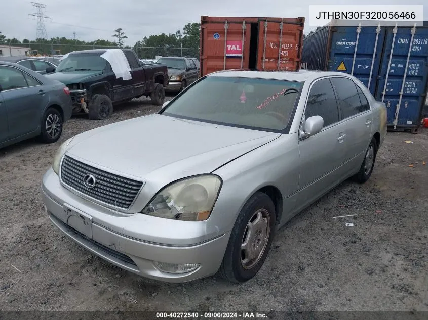 2002 Lexus Ls 430 VIN: JTHBN30F320056466 Lot: 40272540