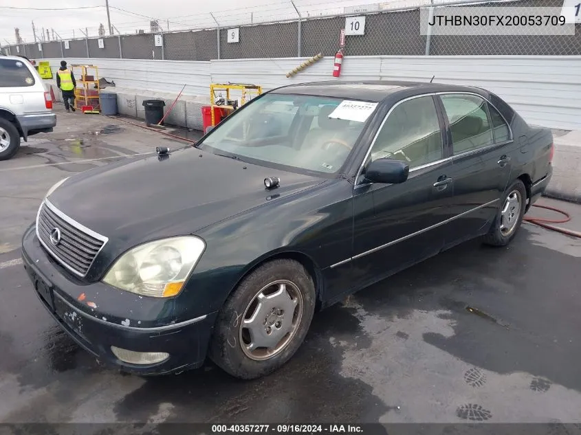 2002 Lexus Ls 430 430 VIN: JTHBN30FX20053709 Lot: 40357277