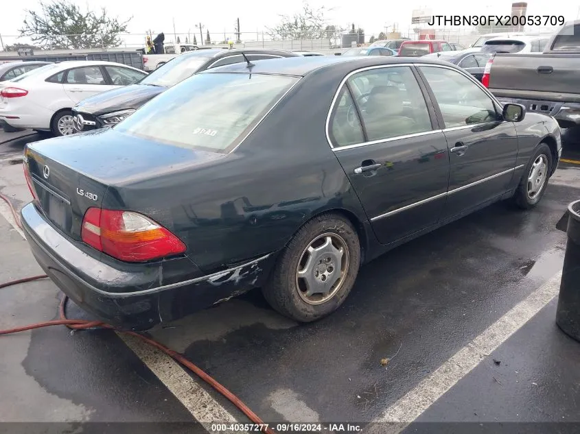 2002 Lexus Ls 430 430 VIN: JTHBN30FX20053709 Lot: 40357277