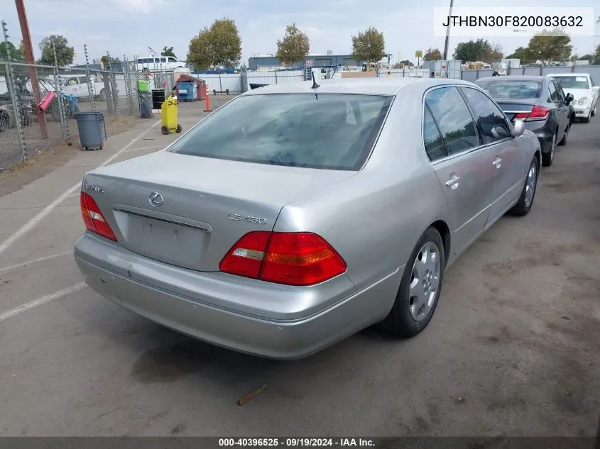 JTHBN30F820083632 2002 Lexus Ls 430