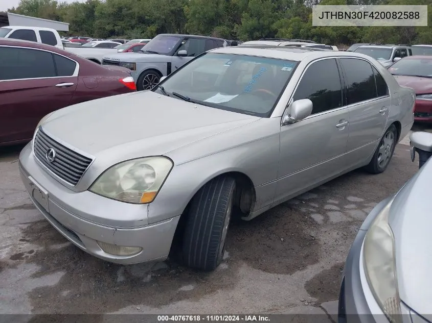 2002 Lexus Ls 430 VIN: JTHBN30F420082588 Lot: 40767618