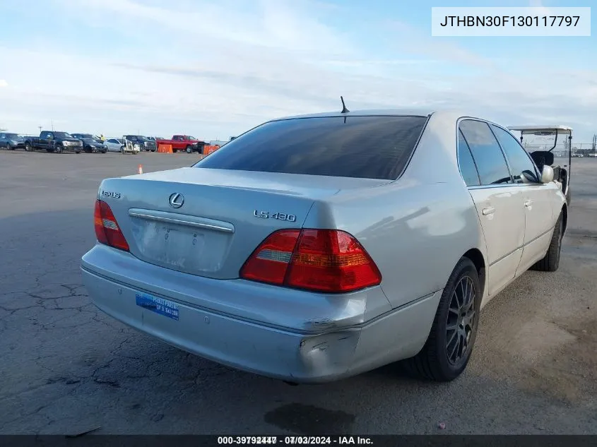 JTHBN30F130117797 2003 Lexus Ls 430