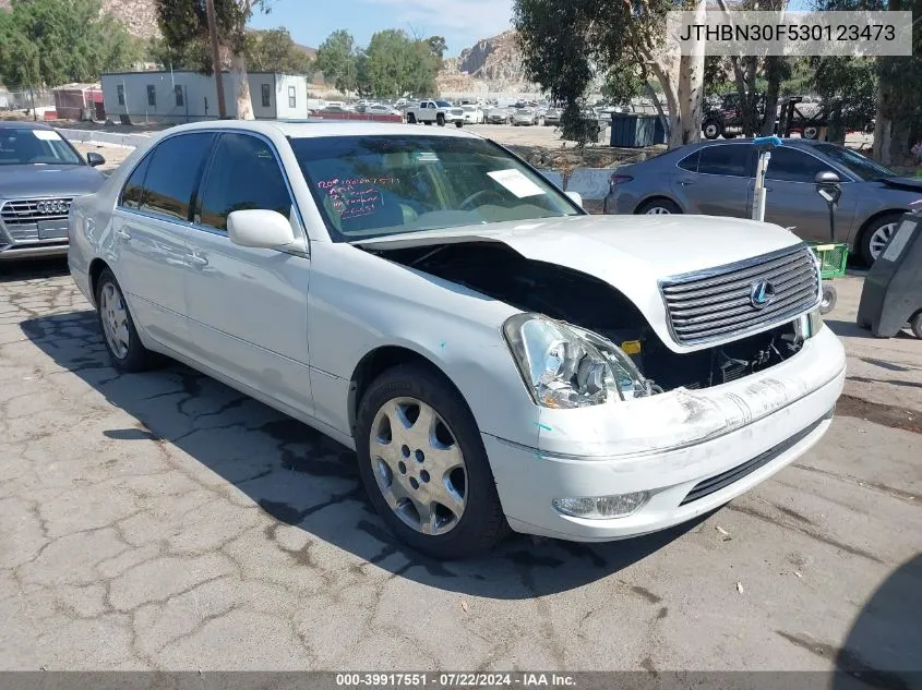 2003 Lexus Ls 430 VIN: JTHBN30F530123473 Lot: 39917551