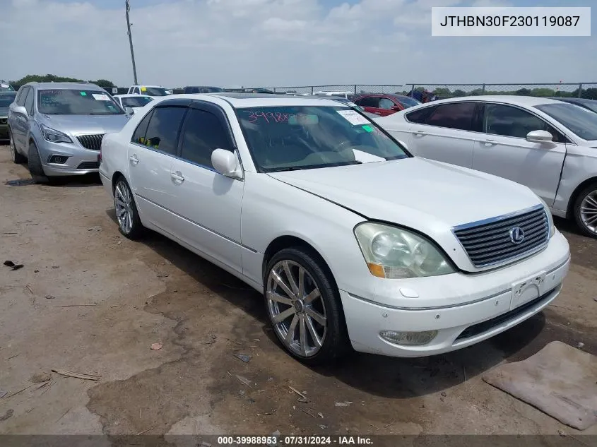 JTHBN30F230119087 2003 Lexus Ls 430