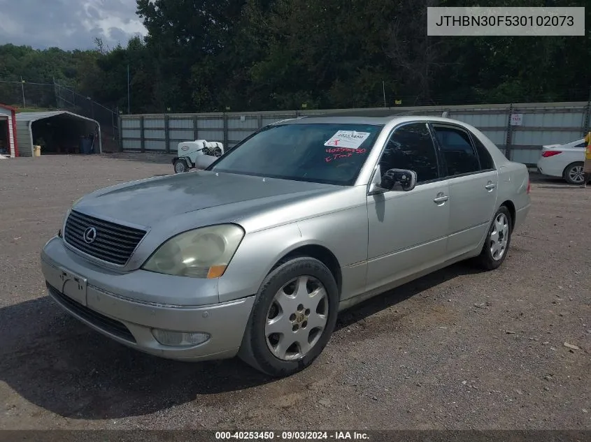 JTHBN30F530102073 2003 Lexus Ls 430