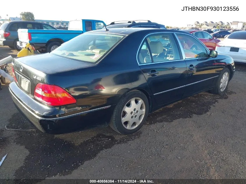 2003 Lexus Ls 430 VIN: JTHBN30F930123556 Lot: 40856384