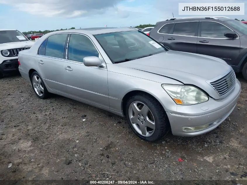 JTHBN36F155012688 2005 Lexus Ls 430