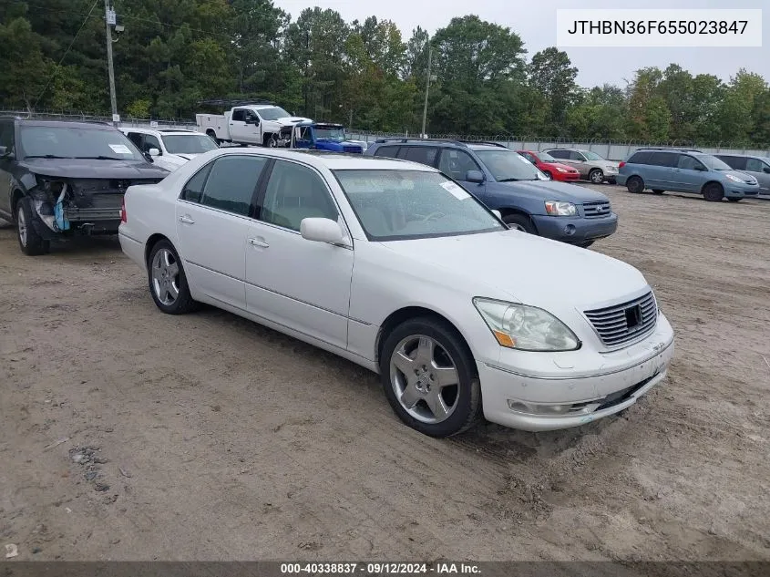 2005 Lexus Ls 430 VIN: JTHBN36F655023847 Lot: 40338837