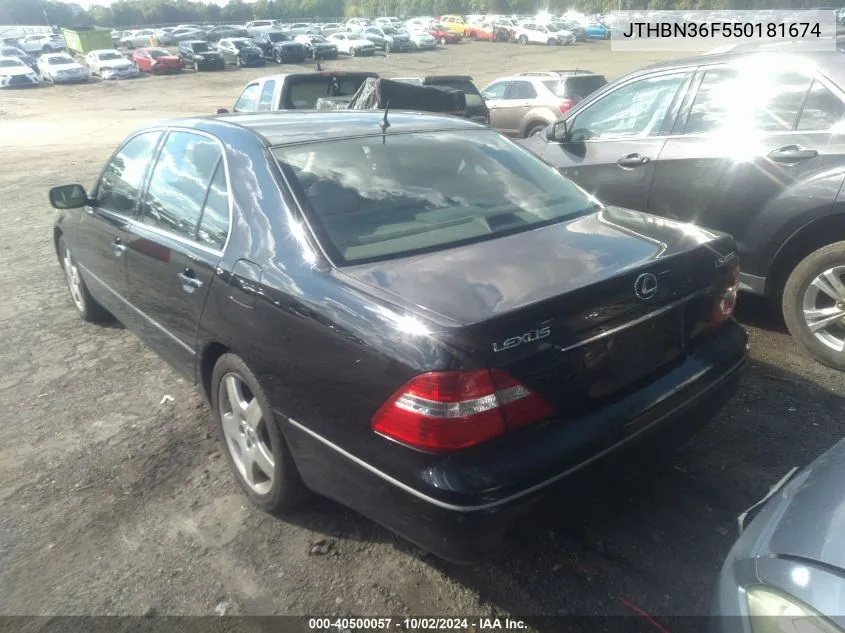 JTHBN36F550181674 2005 Lexus Ls 430