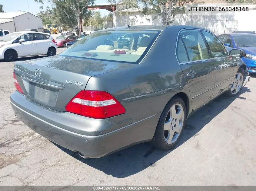 JTHBN36F665045168 2006 Lexus Ls 430