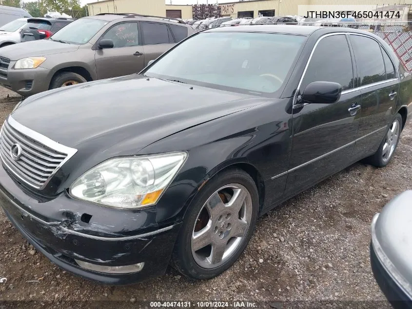 JTHBN36F465041474 2006 Lexus Ls 430