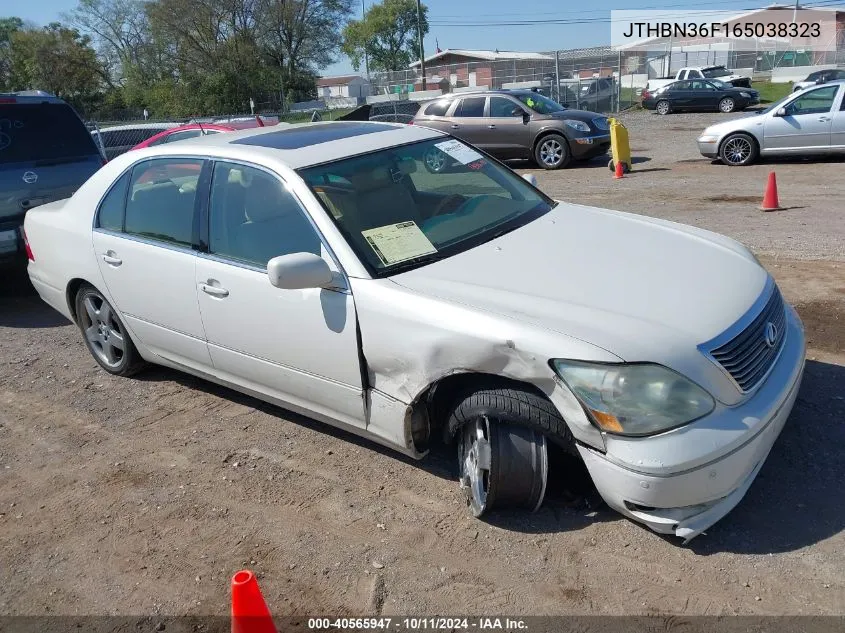 2006 Lexus Ls 430 VIN: JTHBN36F165038323 Lot: 40565947