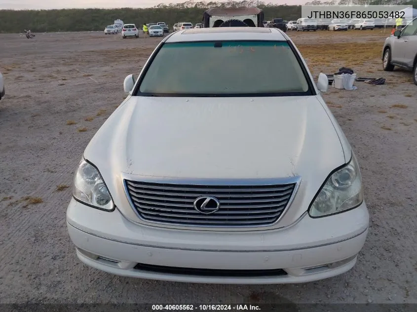 2006 Lexus Ls 430 VIN: JTHBN36F865053482 Lot: 40605562