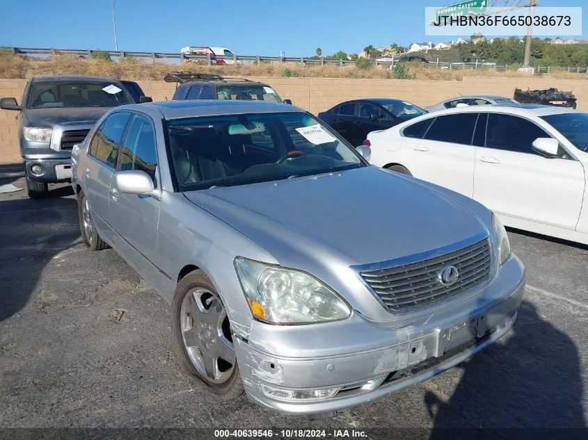 2006 Lexus Ls 430 VIN: JTHBN36F665038673 Lot: 40639546