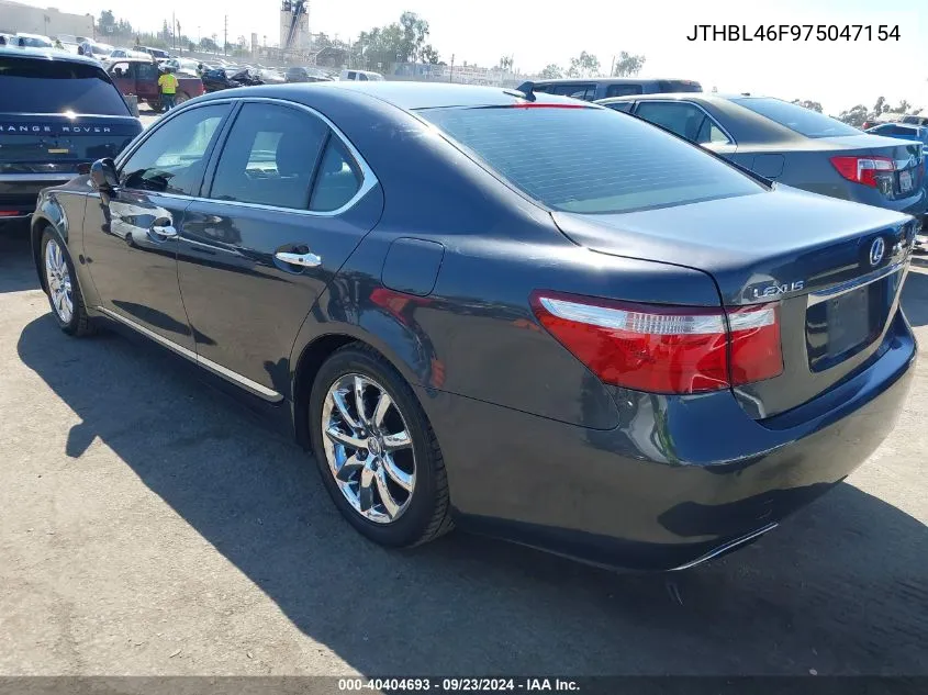 JTHBL46F975047154 2007 Lexus Ls 460