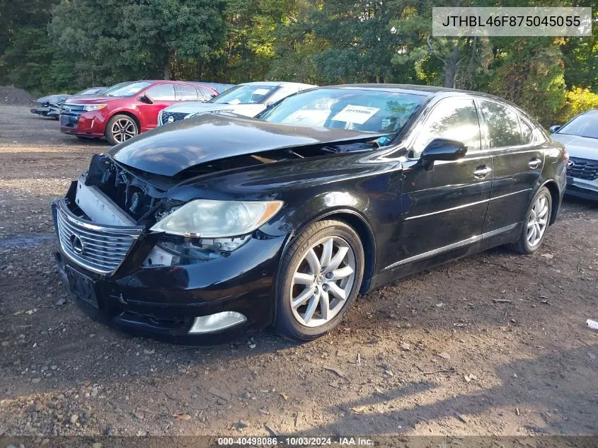 JTHBL46F875045055 2007 Lexus Ls 460