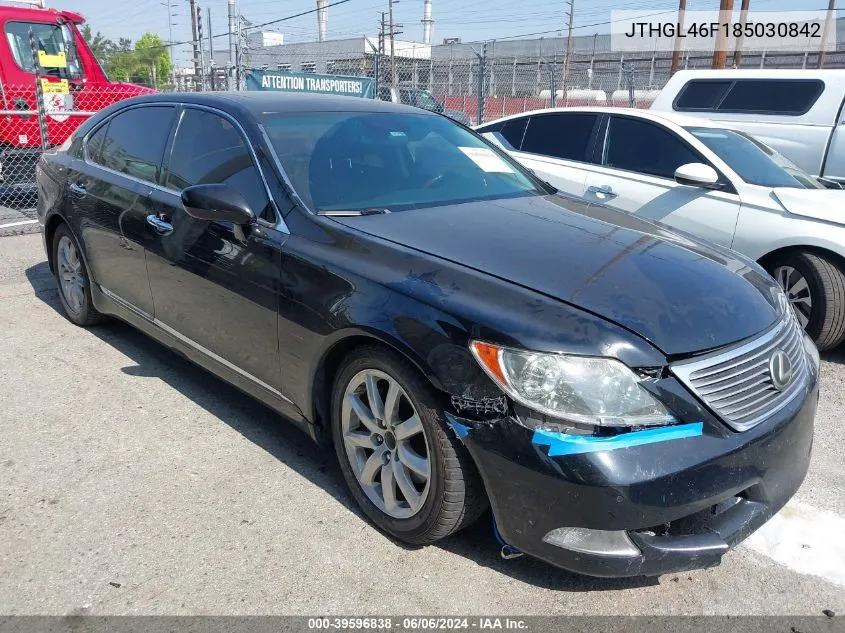 2008 Lexus Ls 460 L VIN: JTHGL46F185030842 Lot: 39596838