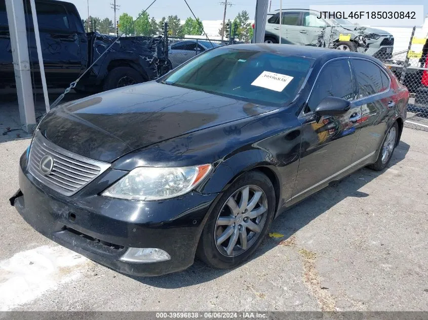 JTHGL46F185030842 2008 Lexus Ls 460 L