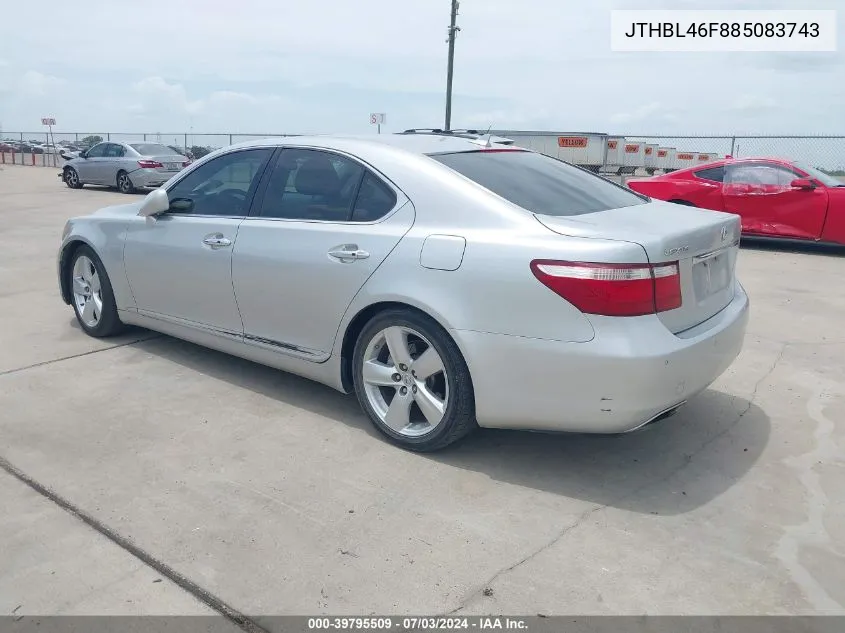 JTHBL46F885083743 2008 Lexus Ls 460