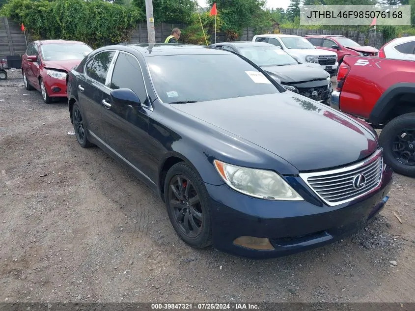 2008 Lexus Ls 460 VIN: JTHBL46F985076168 Lot: 39847321