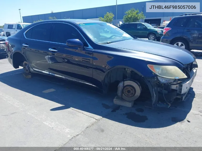 2008 Lexus Ls 460 VIN: JTHBL46F985057006 Lot: 40169377