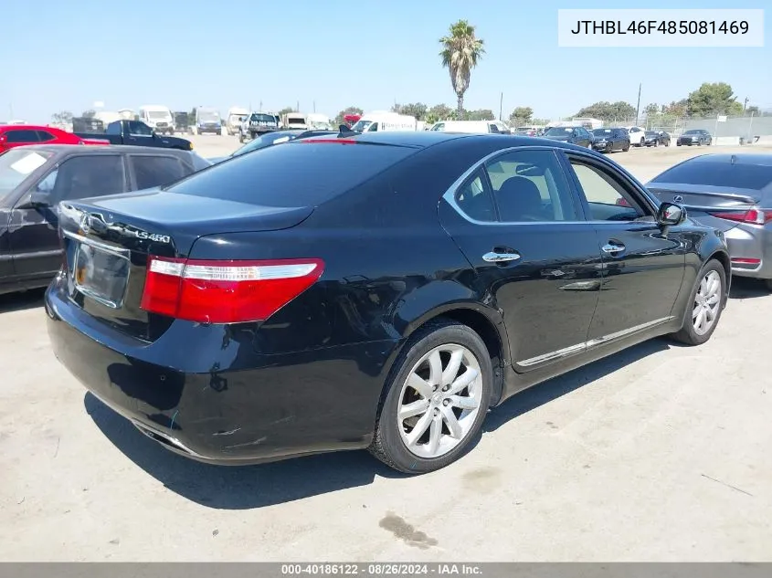 JTHBL46F485081469 2008 Lexus Ls 460